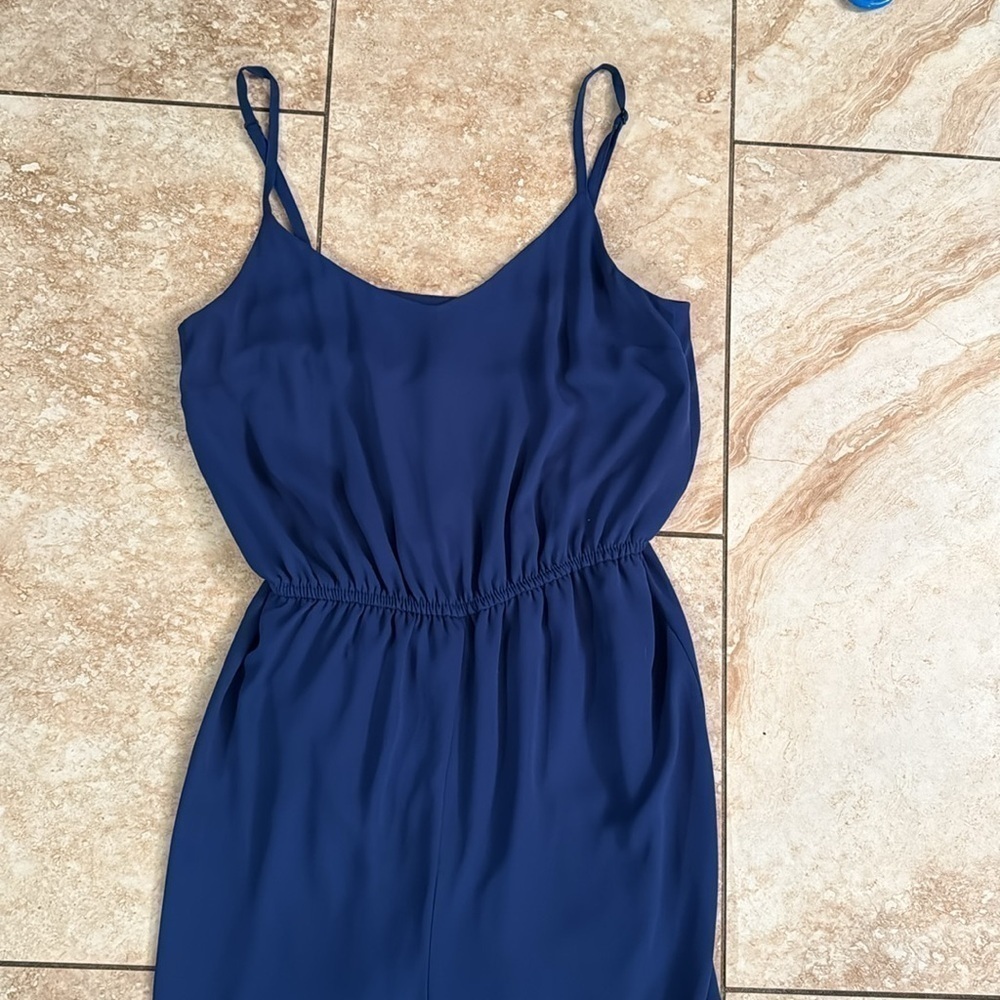 Forever 21 blue romper jumpsuit